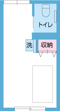 部屋平面図（Aタイプ）